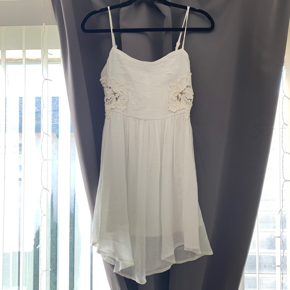 SOCIALITE Dress with Lace Side Cut Outs